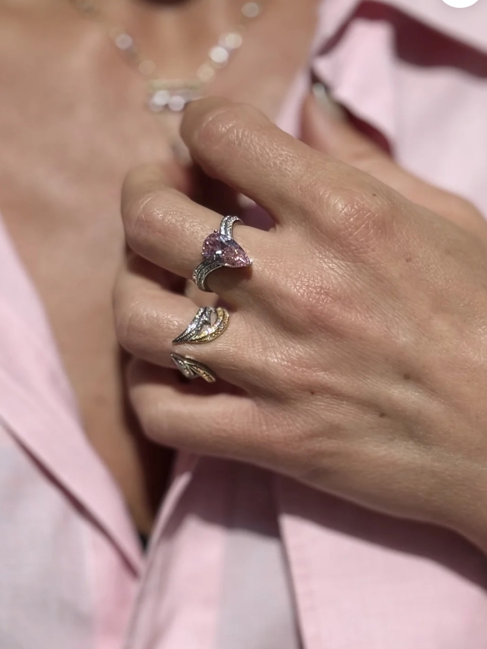 TIARA DOUBLE RING - Picture 3 of 3